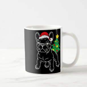Funny French Bulldog Dog Welpe Weihnachtsbaum Xmas Kaffeetasse