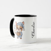 Funny French Bulldog Gift For Dog Lovers Tasse (Vorderseite Links)