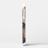 Funny French Bulldog Head Hund Case-Mate iPhone Hülle (Rückseite / Links)