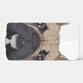 Funny French Bulldog Head Hund Case-Mate iPhone Hülle (Rückseite (Horizontal))