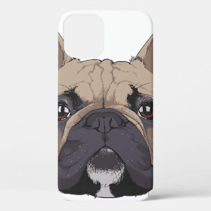 Funny French Bulldog Head Hund Case-Mate iPhone Hülle