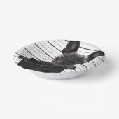 Funny French Bulldog Jail Mugshot Bad Dog Kriminel Pappteller (Gewinkelt)