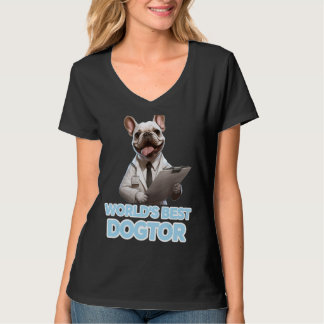 Funny French Bulldog Liebe Dog Mama Wellds Bestes  T-Shirt