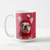 Funny French Bulldog Red Tasse - kein weiterer Pul (Links)