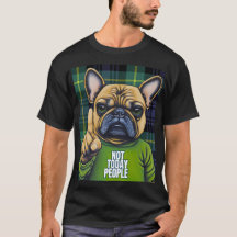 Funny French Bulldog Stilvoll Kariert für Hunde