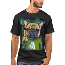 Funny French Bulldog Stilvoll Kariert für Hunde