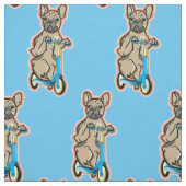 Funny French Bulldog Stoff (Muster)