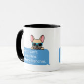 Funny French Bulldog Tasse (Vorderseite Links)