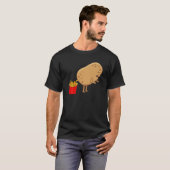 Funny French Fries Designs for Men Women Potato fo T-Shirt (Vorne ganz)