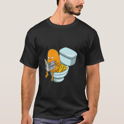 Funny French Fries Fast Food Lover Geschenke T-Shirt (Vorderseite)