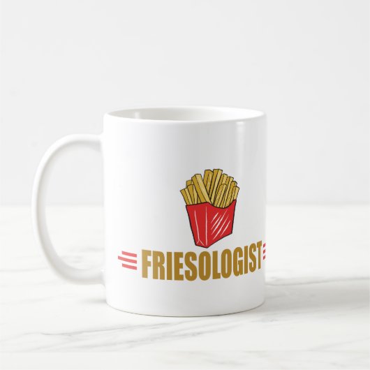 Funny French Fries Kaffeetasse (Links)