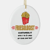 Funny French Fries Keramik Ornament (Rechts)