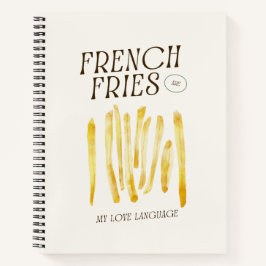 Funny French Fries Liebe Tote Bag Notizblock