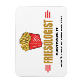 Funny French Fries Magnet (Vertikal)