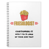 Funny French Fries Notizblock (Vorderseite)