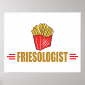 Funny French Fries Poster (Vorne)