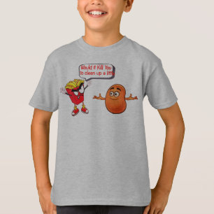 Funny French Fries, Snob French Potato Head Spaß T-Shirt