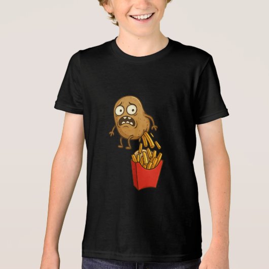 Funny French Fries T - Shirt (Vorderseite)