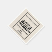 Funny French Geburtstag Serviette (Ecke)