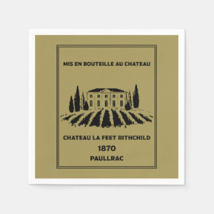 Funny French Geburtstag Serviette