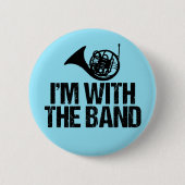 Funny French Horn Button (Vorderseite)