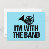 Funny French Horn Postkarte (Vorne/Hinten)