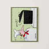 Funny French Koch Cartoon Art Voila Gourmet Puzzle (Vertikal)