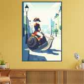 Funny French Leinwanddruck (Insitu (Wohnzimmer))