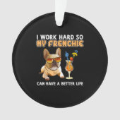 Funny Frenchie French Bulldog Lover Ornament (Vorderseite)