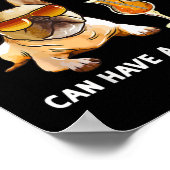 Funny Frenchie French Bulldog Lover Poster (Ecke)