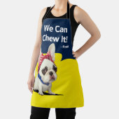 Funny Frenchie Rosie The Riveter Schürze (InSitu)