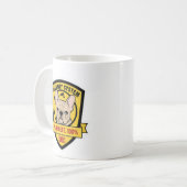Funny Frenchie Security System Judgment Dog Mom Gi Kaffeetasse (Vorderseite Links)