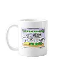 Funny Fresh Produziert Cartoon Gemüse Tasse