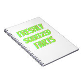 Funny Freshly Squeeze Furzen Notizblock (Rechte Seite)
