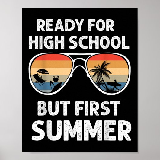 Funny Freshman bereit für High School, aber erste  Poster (Vorne)