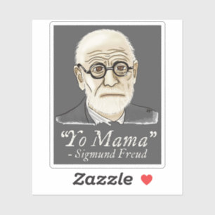 Funny Freud Psychologie Aufkleber