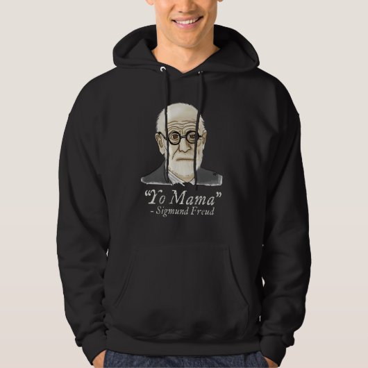 Funny Freud Psychologie Hoodie (Vorderseite)