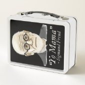 Funny Freud Psychologie Metall Brotdose (Rückseite)