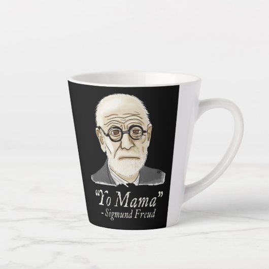 Funny Freud Psychologie Milchtasse (Rechts)