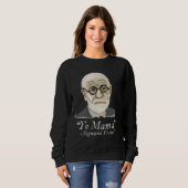 Funny Freud Psychologie Sweatshirt (Vorne ganz)
