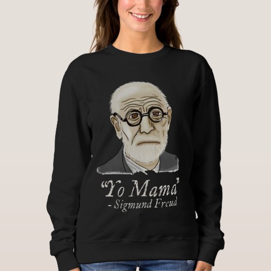 Funny Freud Psychologie Sweatshirt (Vorderseite)