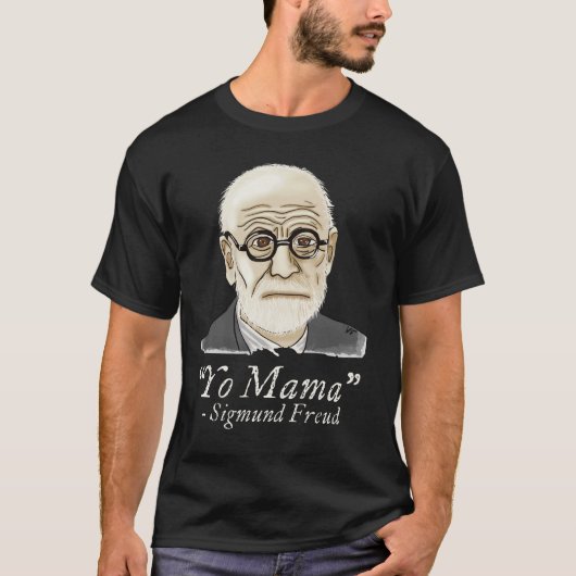 Funny Freud Psychologie T-Shirt (Vorderseite)