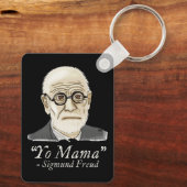 Funny Freud Psychology Joke Schlüsselanhänger (Rückseite)