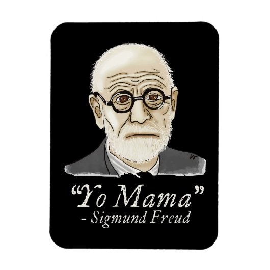 Funny Freud Psychology Magnet (Vertikal)