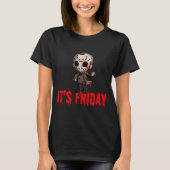 Funny Friday 13th Funny Halloween Horror T-Shirt (Vorderseite)