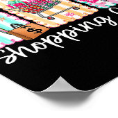 Funny Friday Shopng Crew Christmas Black Shopng Fa Poster (Ecke)