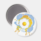 Funny_Fried_Egg Magnet (Vorderseite/Rückseite)