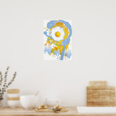 Funny_Fried_Egg Poster (Küche)