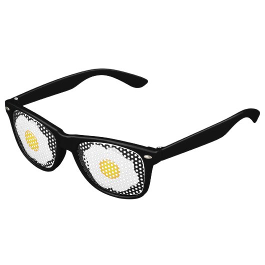 Funny Fried Eggs Partybrille (Schrägansicht)