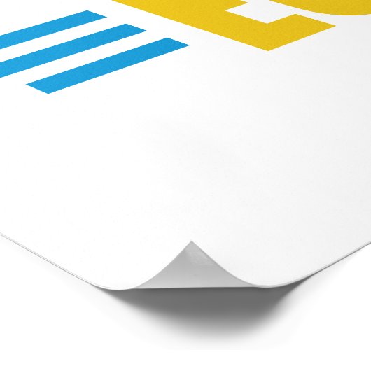 Funny Fried Eggs Poster (Ecke)